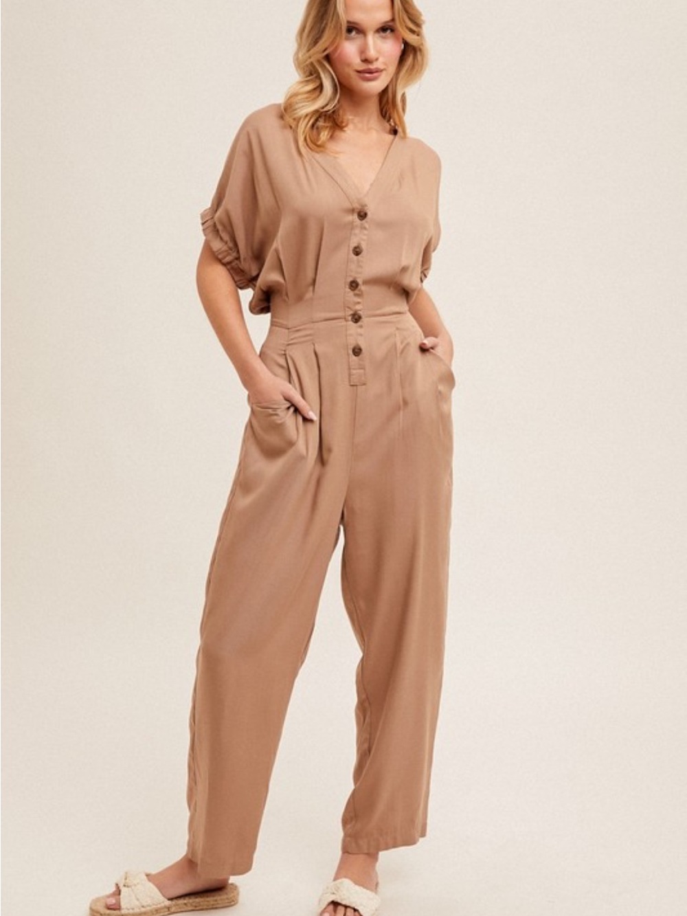 Short Sleeve Jumpsuit